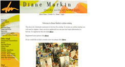 Desktop Screenshot of dianemarkin.com